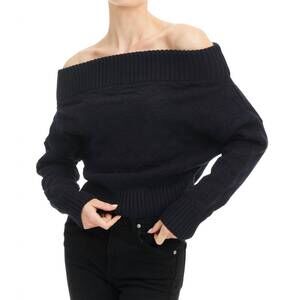 NEW ALLISON NEW YORK alba sweater in black